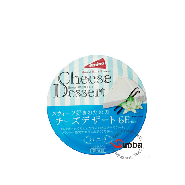 Vanilla Cheese (Emina) 90 G チーズデザート バニラ6P（EMINA） - 90g